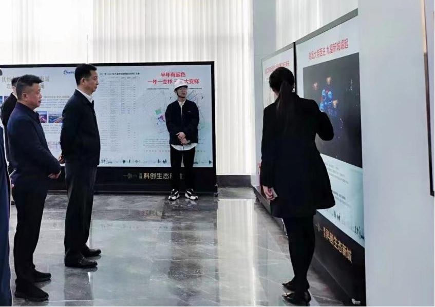 南昌市委常委、副市長肖云一行調(diào)研城投科創(chuàng)生態(tài)新城項(xiàng)目